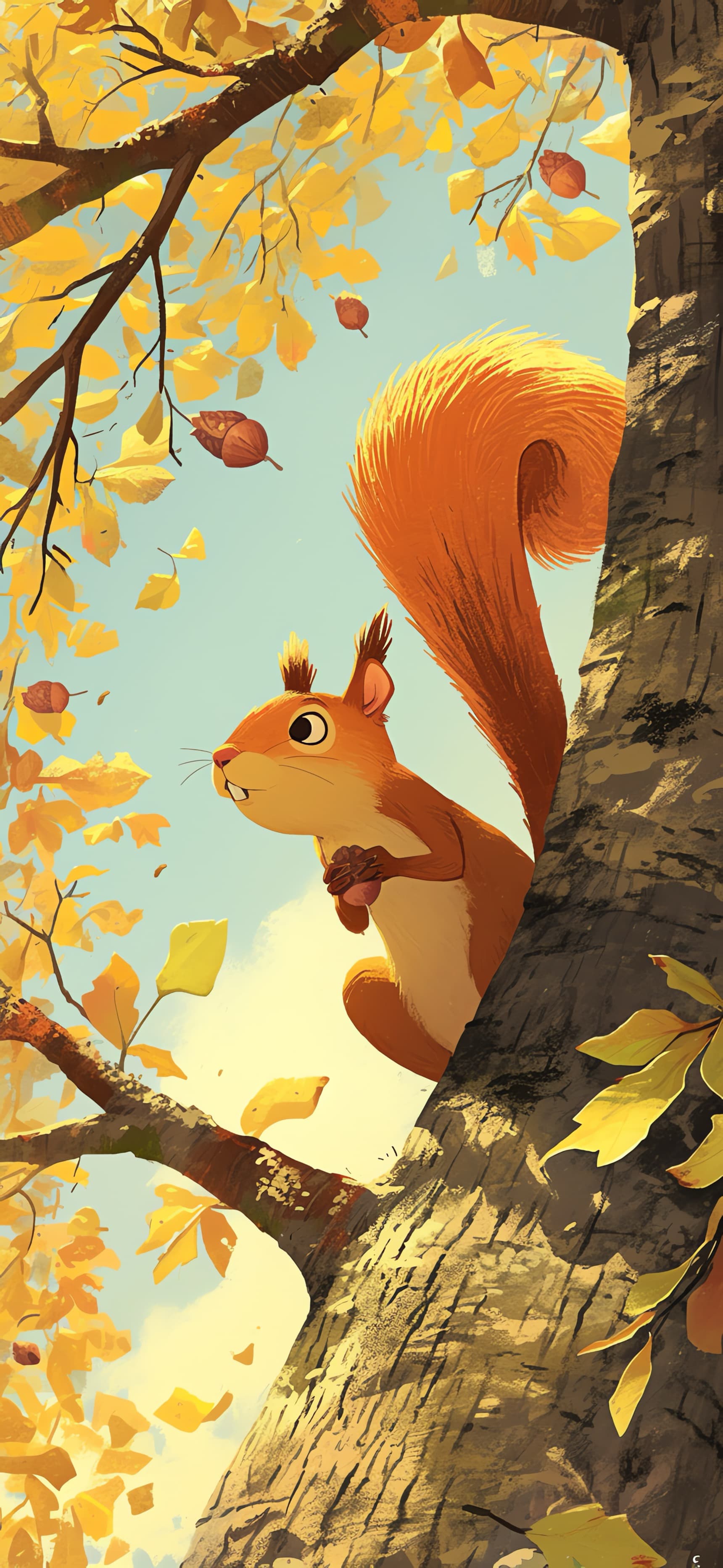 Squirrel Holding Nuts