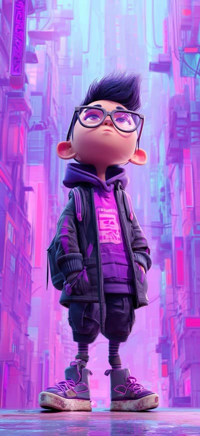 Cyberpunk Style Nerd