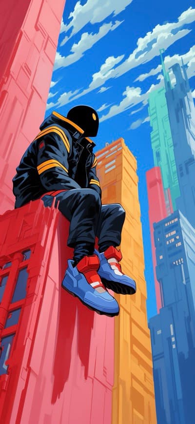 Sitting At The Edge Of Bridge