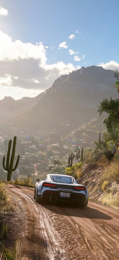 Racing Through Desert