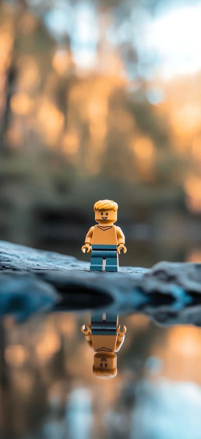 Lego Guy In Nature