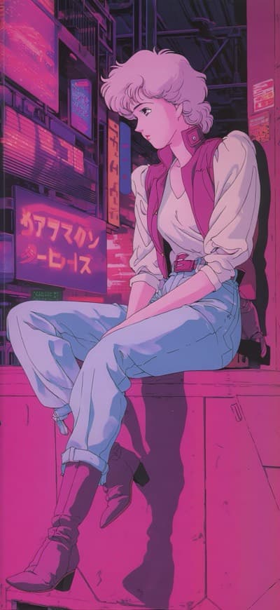 Cartoon Characters In Pink