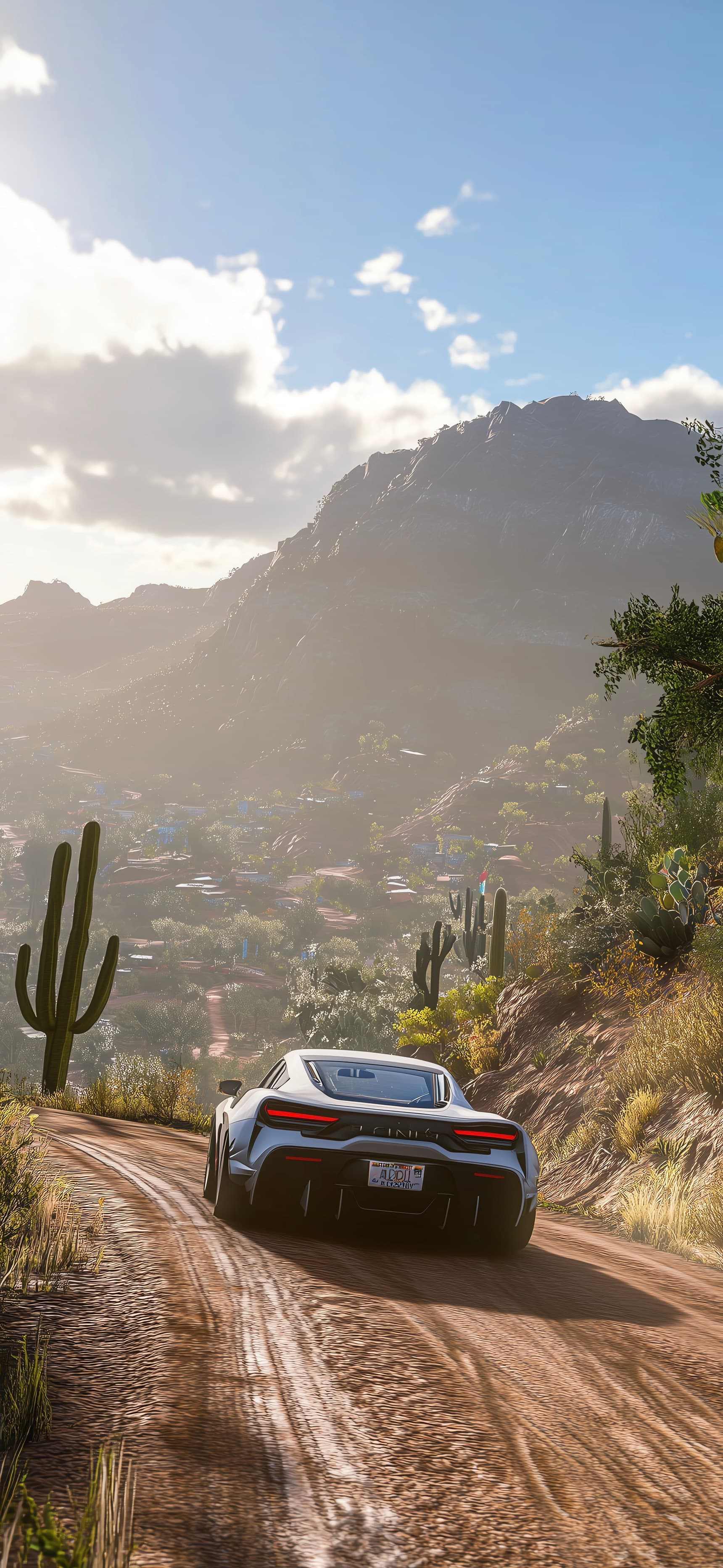 Racing Through Desert