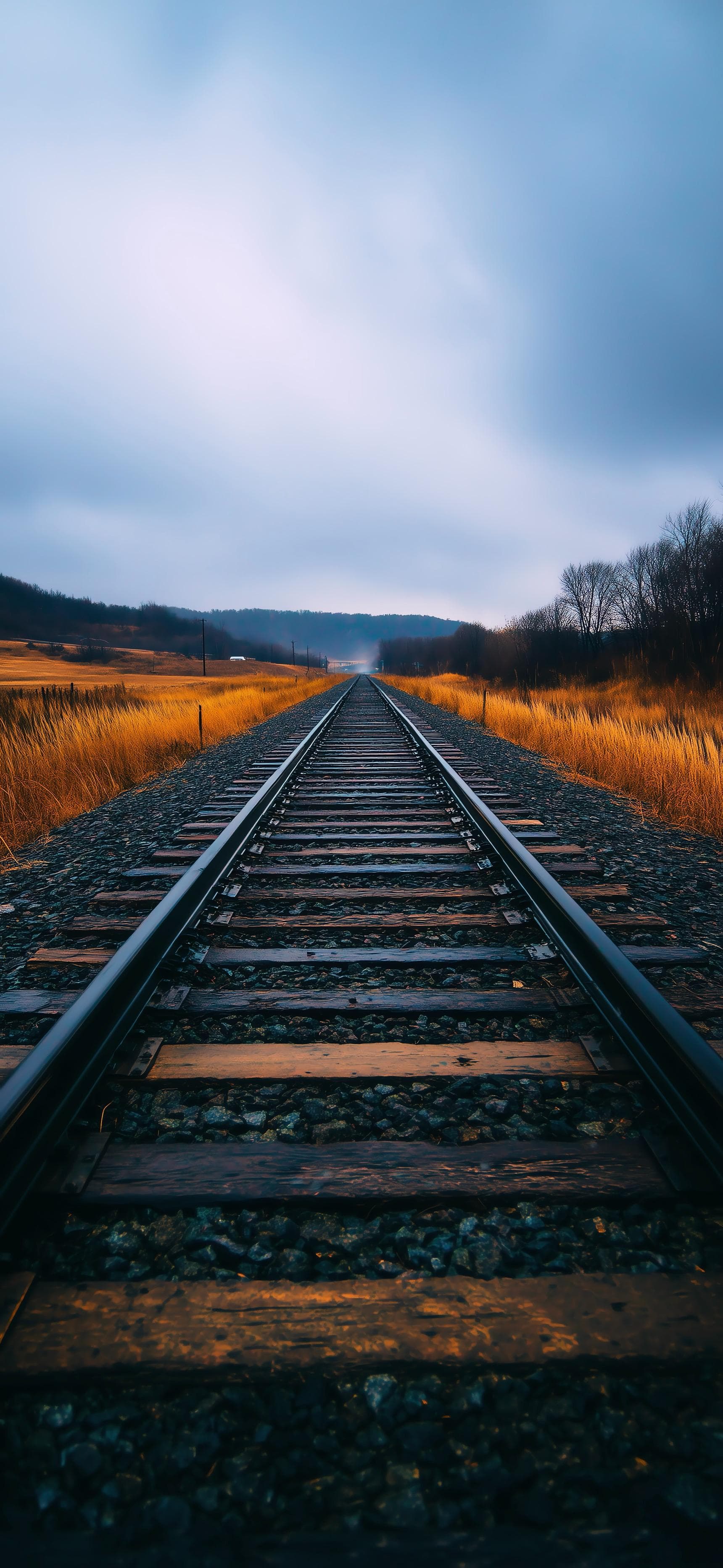 Empty Rail Track