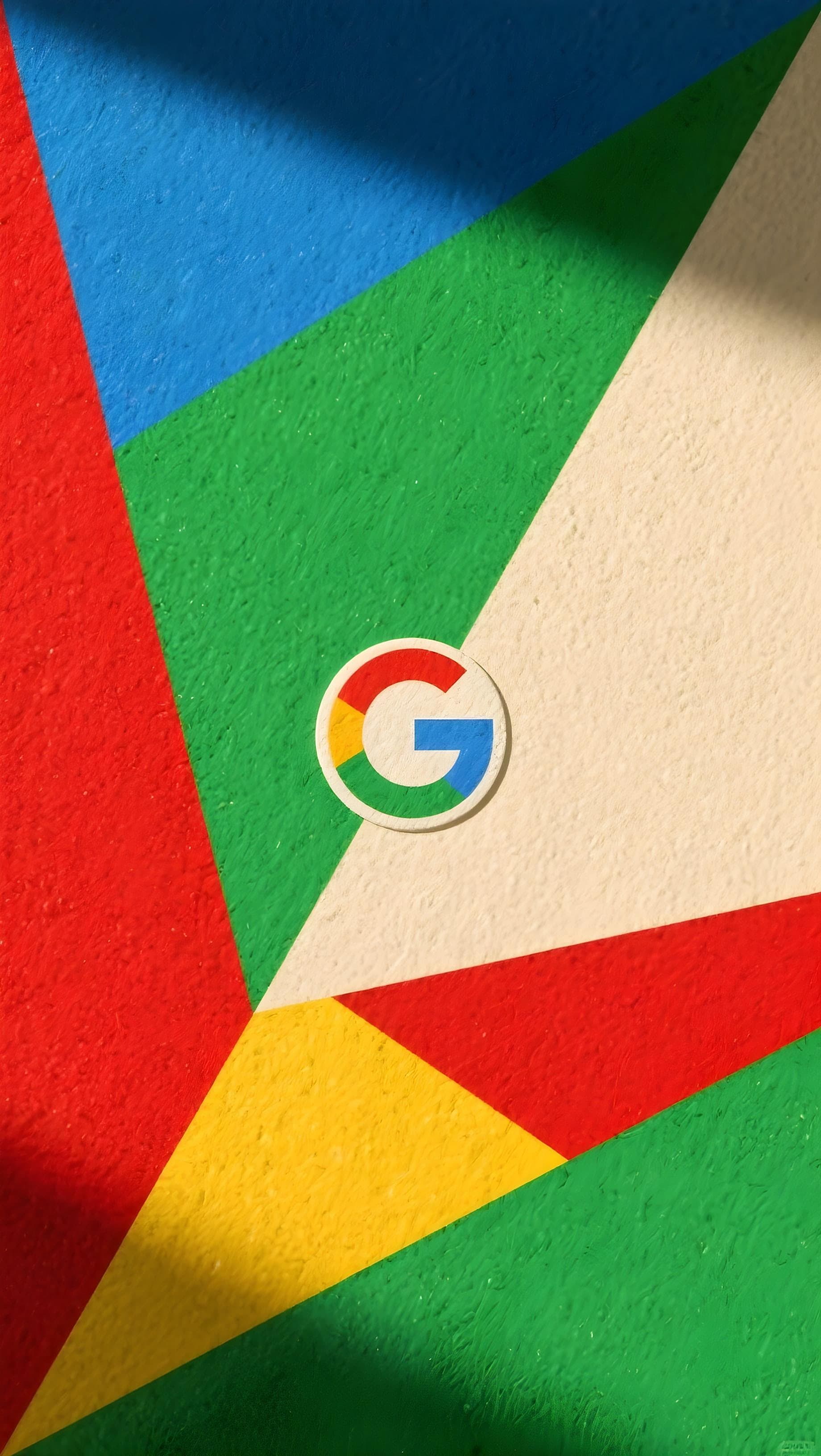 Google Logo Textured Wall