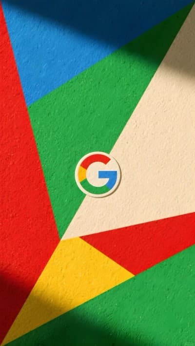 Google Logo Textured Wall
