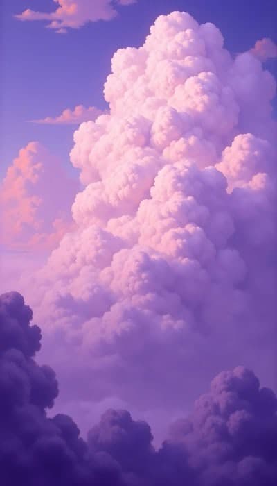 Dramatic Purple Clouds