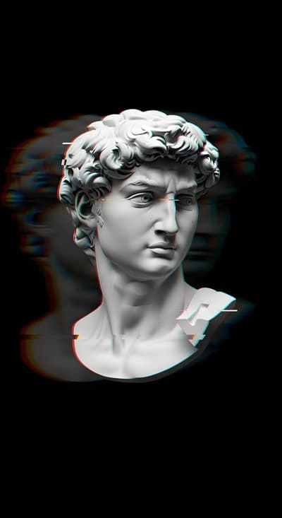 Glitched Ancient Man