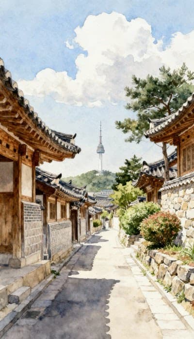 Van Gogh Style Scenery