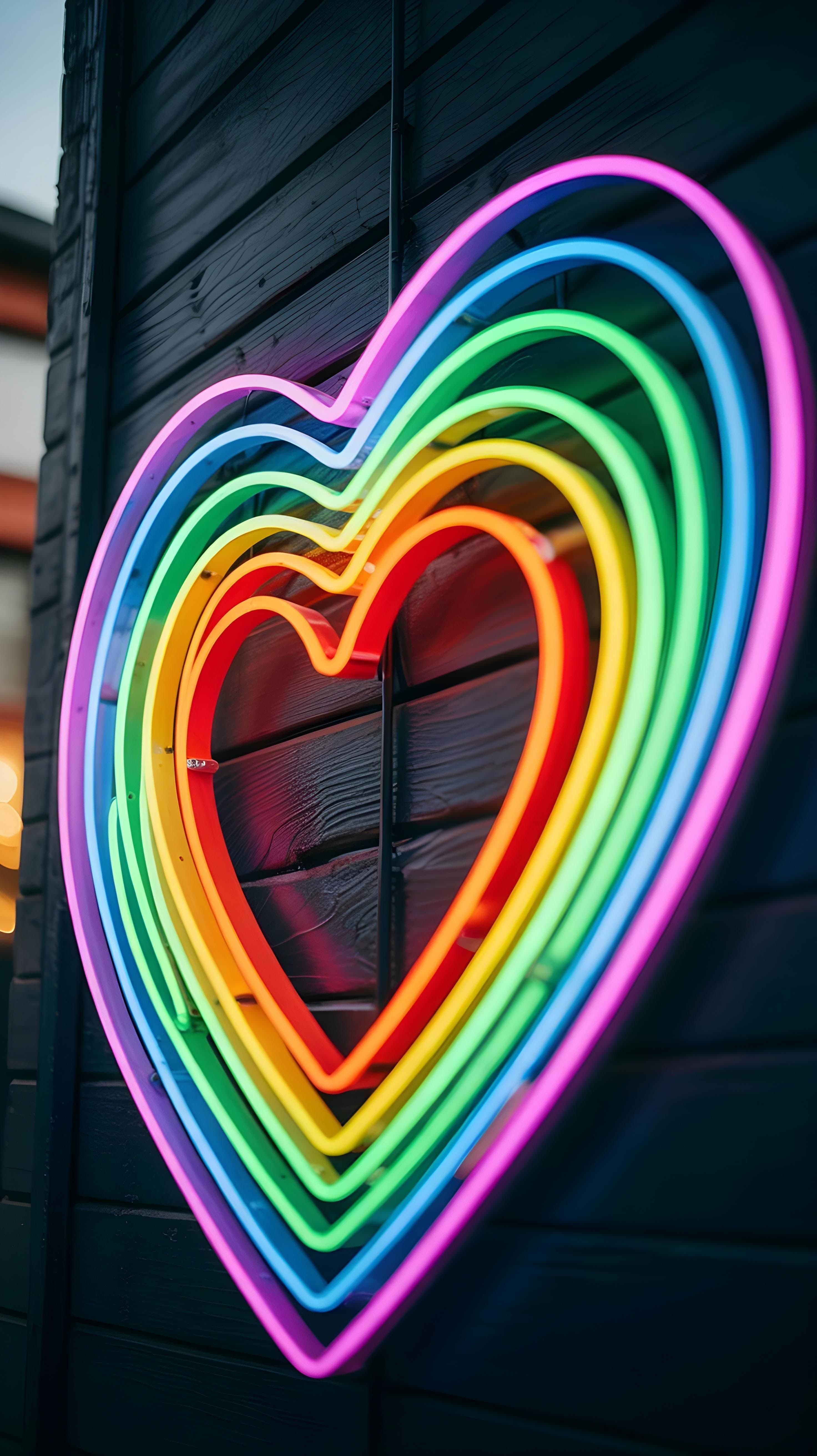 Pride Heart Neon Sign