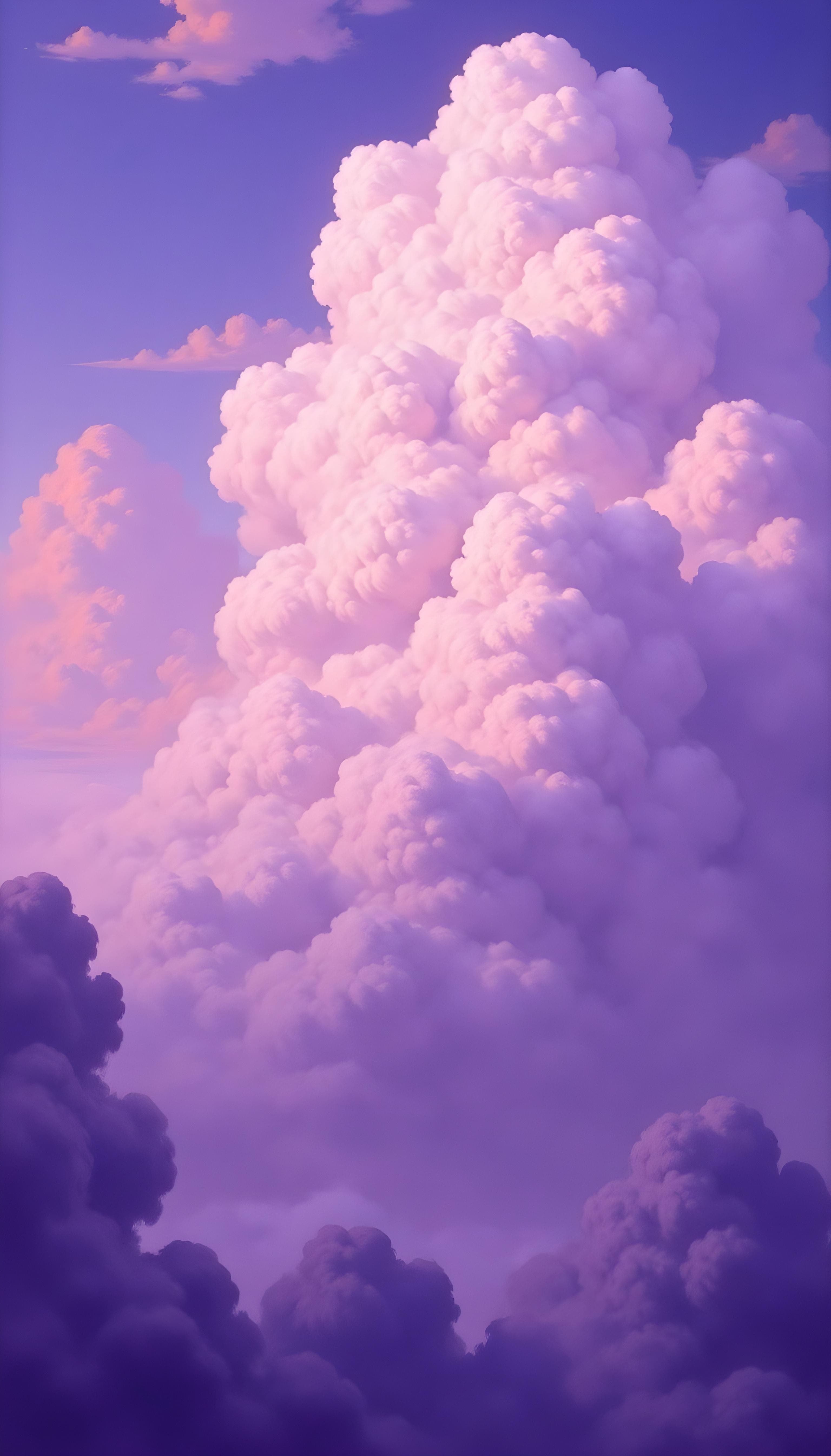 Dramatic Purple Clouds