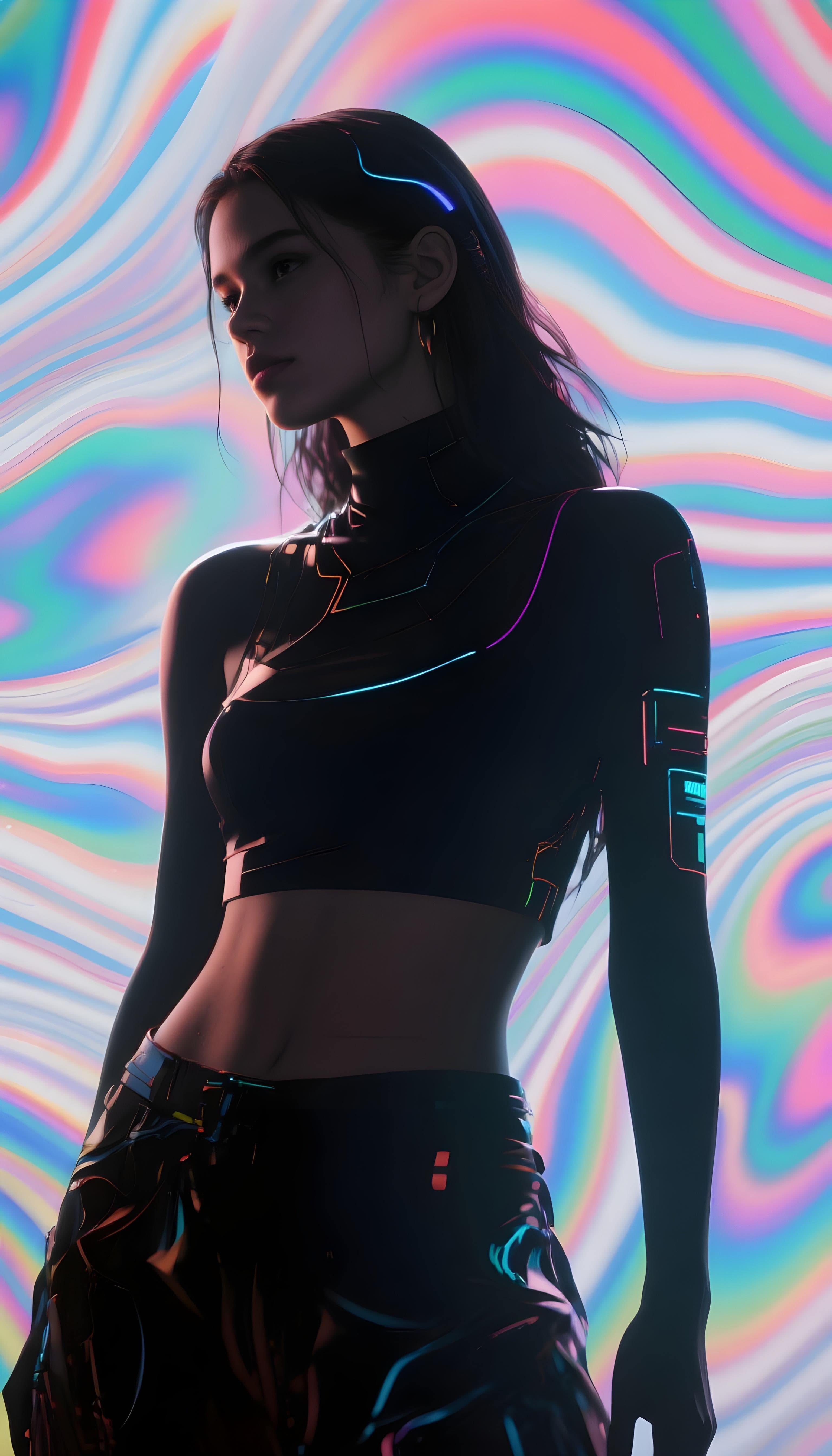 Silhouette Of Actress