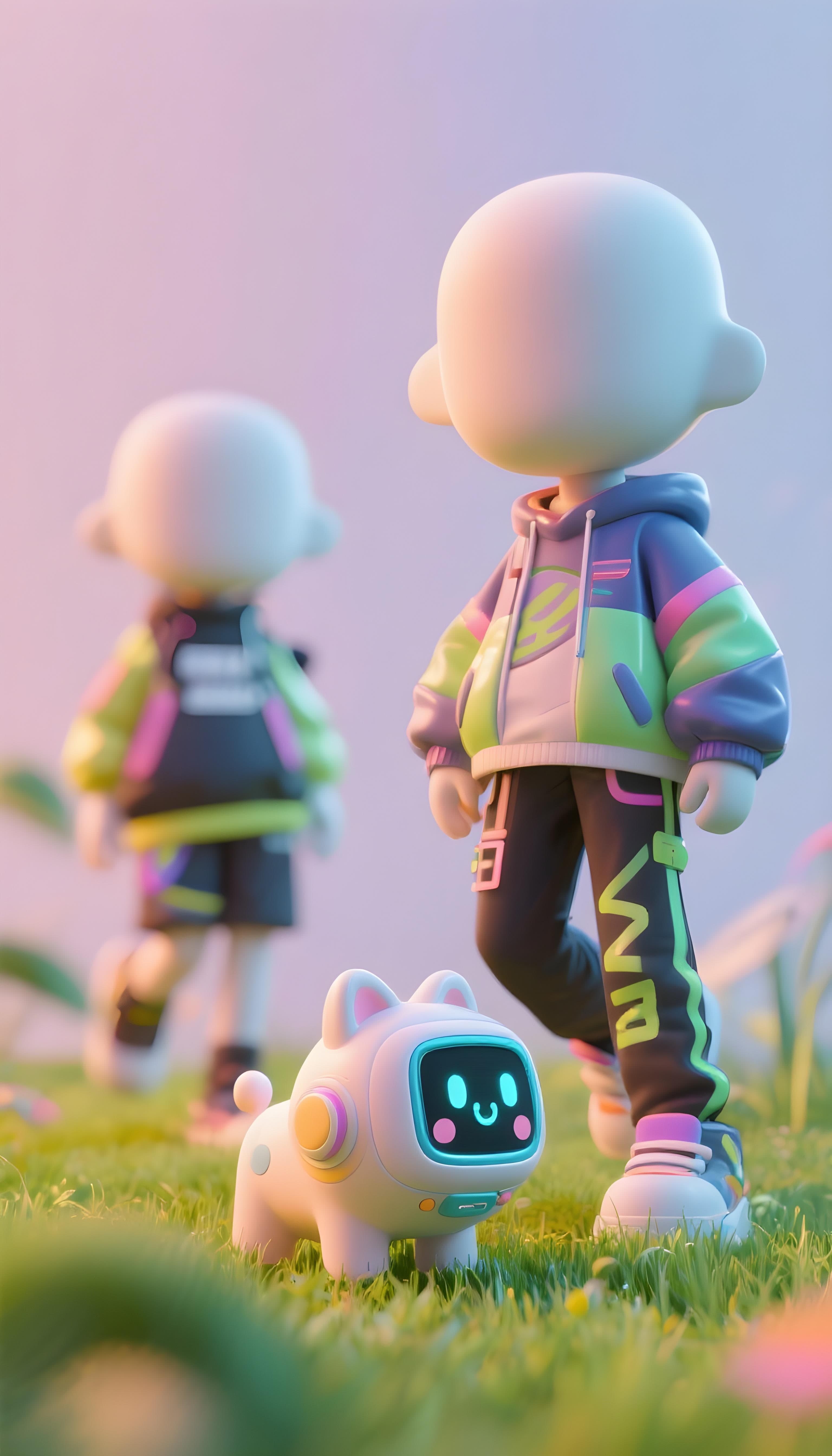 Japanese Couple With Cute Dog