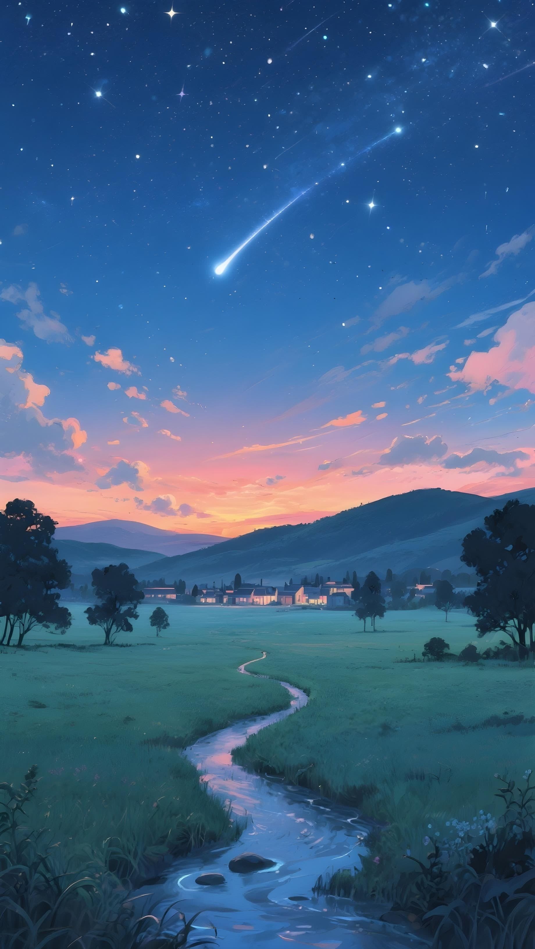 A Meteor Scenery