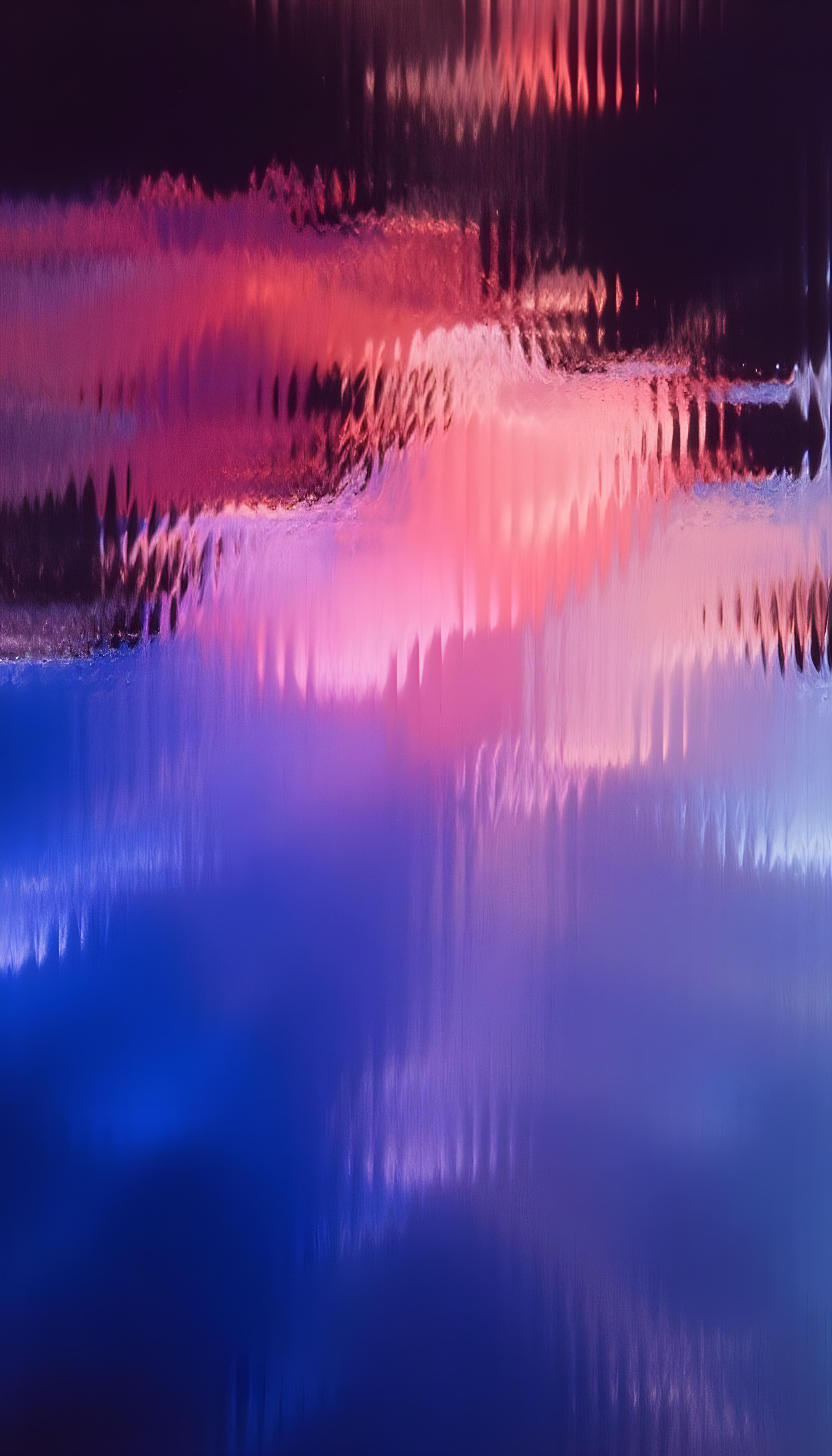 Flutted Glass Purple Pink